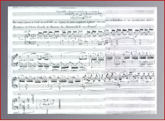 P. Chaves: manoscritto di "Aquarella", per pianoforte solo, inserito nel CD "O canto lirico da Belle Epoque"